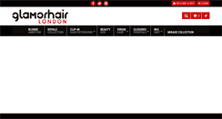 Desktop Screenshot of glamorhairlondon.co.uk